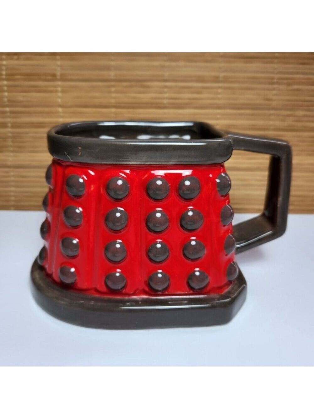 Doctor Who 3D Exterminate Mug 2012 Zeon BBC Licensed Dalek Embossed Cup